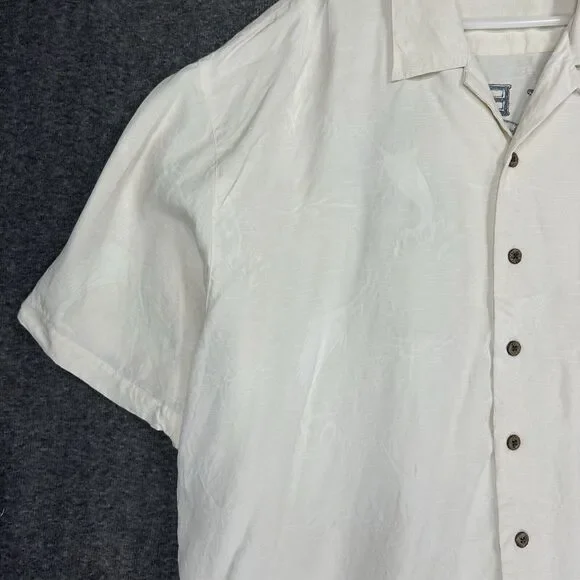 Tommy Bahama Camp Shirt‎ Paradise Pinup 100% Silk Mens 2XL Bowl Me Over